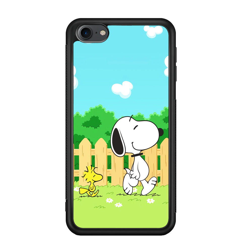 Snoopy Morning Walk iPod Touch 6 Case - Carneyforia