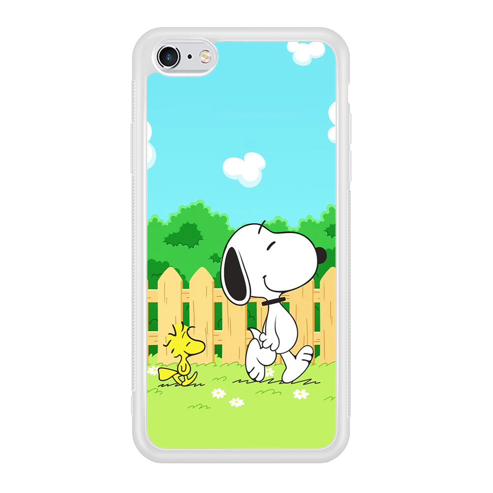 Snoopy Morning Walk iPhone 6 Plus | 6s Plus Case