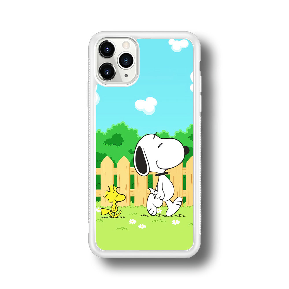 Snoopy Morning Walk iPhone 11 Pro Max Case