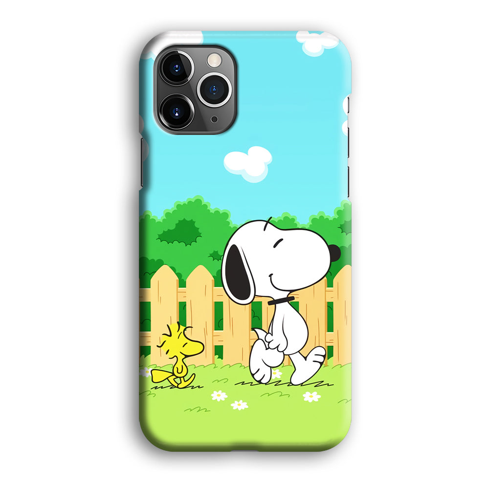 Snoopy Morning Walk iPhone 12 Pro Max Case