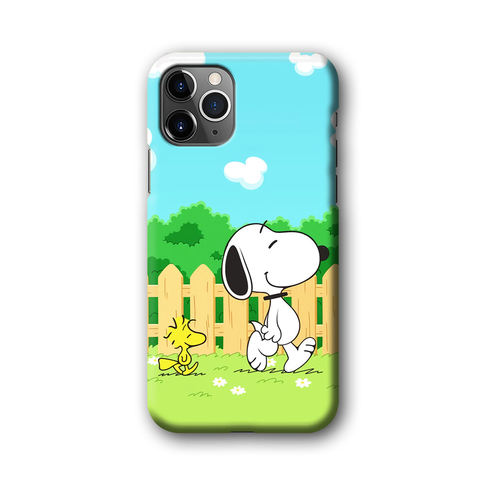 Snoopy Morning Walk iPhone 11 Pro Case