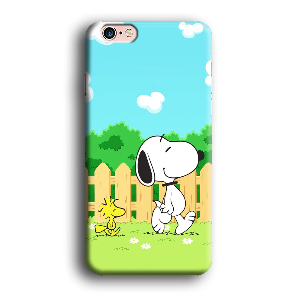 Snoopy Morning Walk iPhone 6 Plus | 6s Plus Case