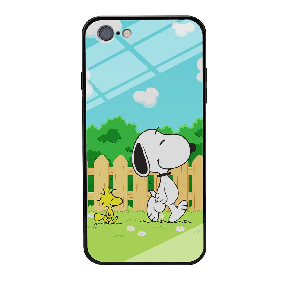 Snoopy Morning Walk iPhone 6 Plus | 6s Plus Case