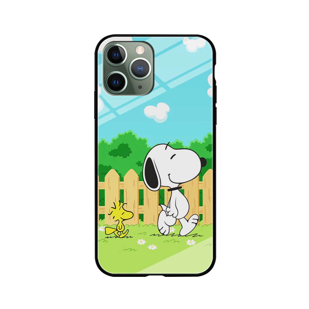 Snoopy Morning Walk iPhone 11 Pro Case