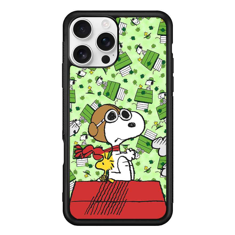 Snoopy Pilot Role iPhone 16 Pro Case