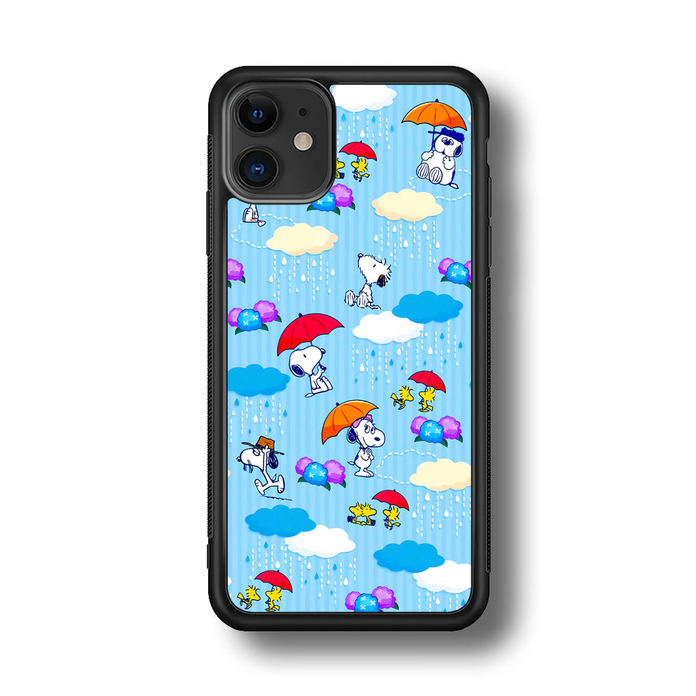 Snoopy Rainy Moment Aesthetic iPhone 11 Case