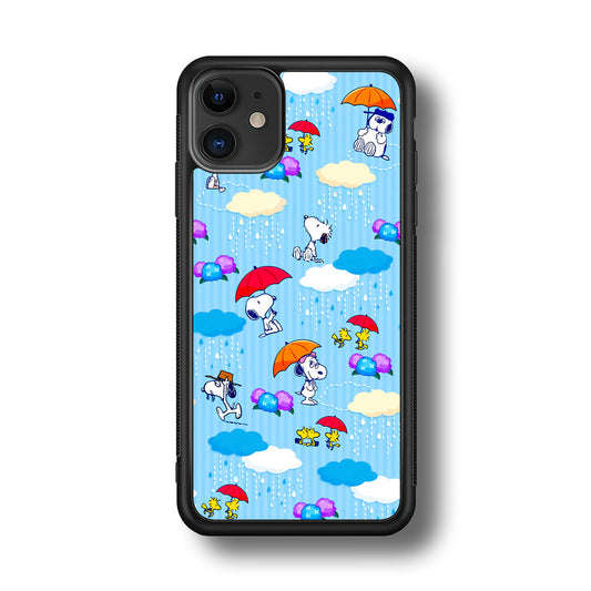 Snoopy Rainy Moment Aesthetic iPhone 11 Case