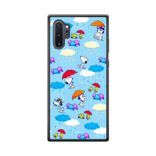 Snoopy Rainy Moment Aesthetic Samsung Galaxy Note 10 Plus Case