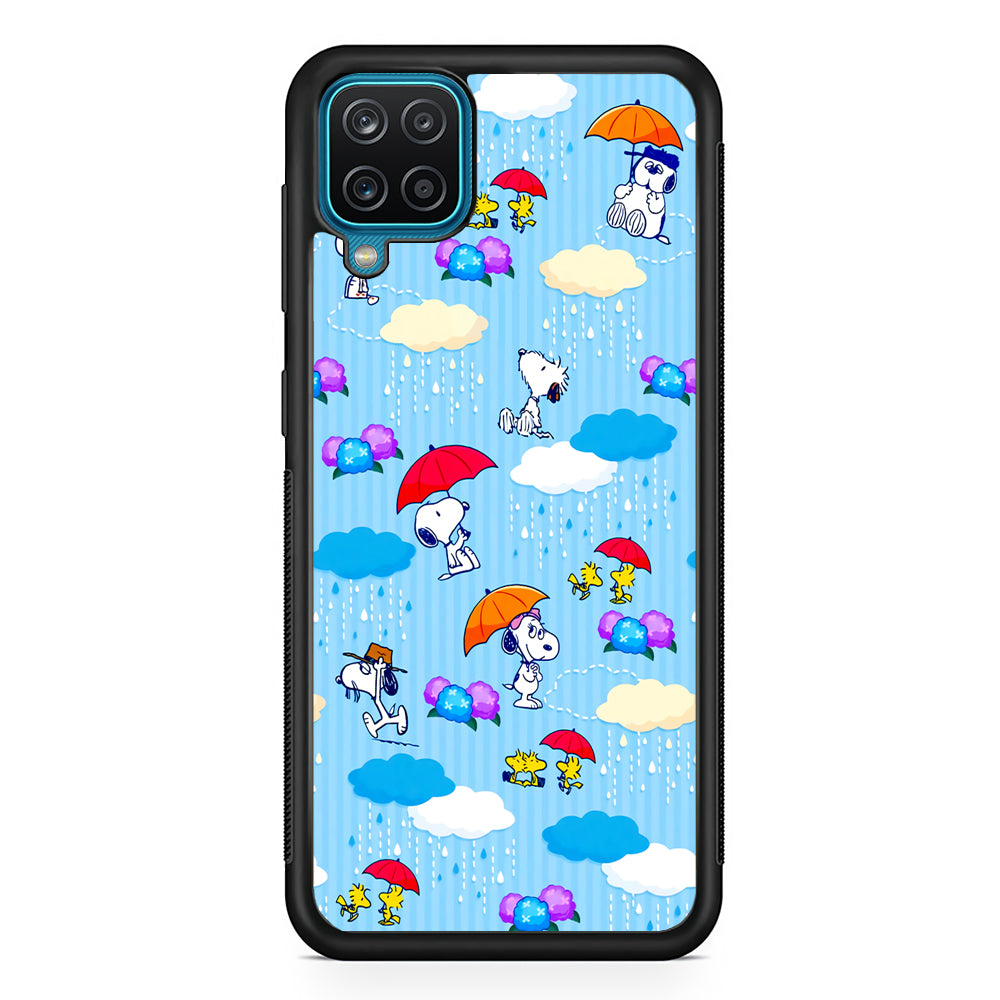 Snoopy Rainy Moment Aesthetic Samsung Galaxy A12 Case