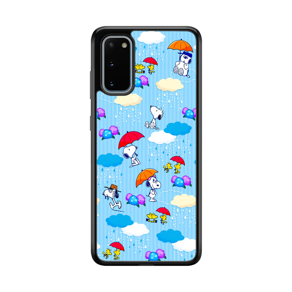 Snoopy Rainy Moment Aesthetic Samsung Galaxy S20 Case