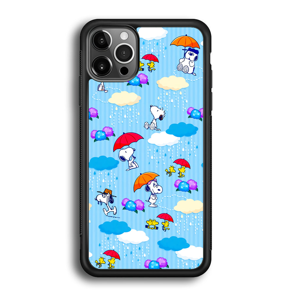 Snoopy Rainy Moment Aesthetic iPhone 12 Pro Max Case