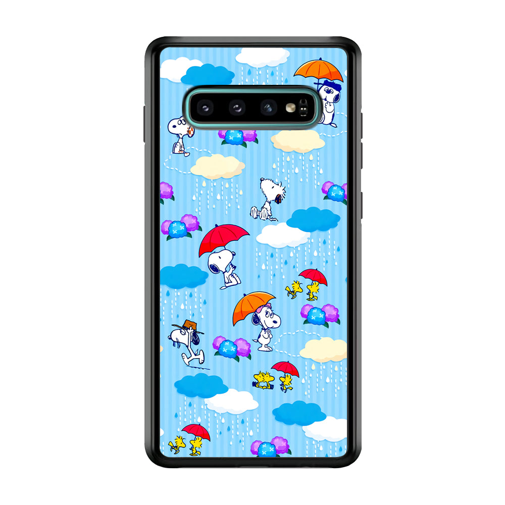 Snoopy Rainy Moment Aesthetic Samsung Galaxy S10 Case