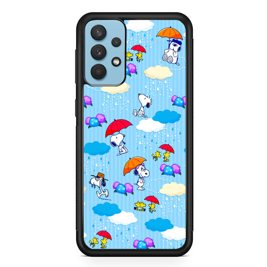 Snoopy Rainy Moment Aesthetic Samsung Galaxy A32 Case