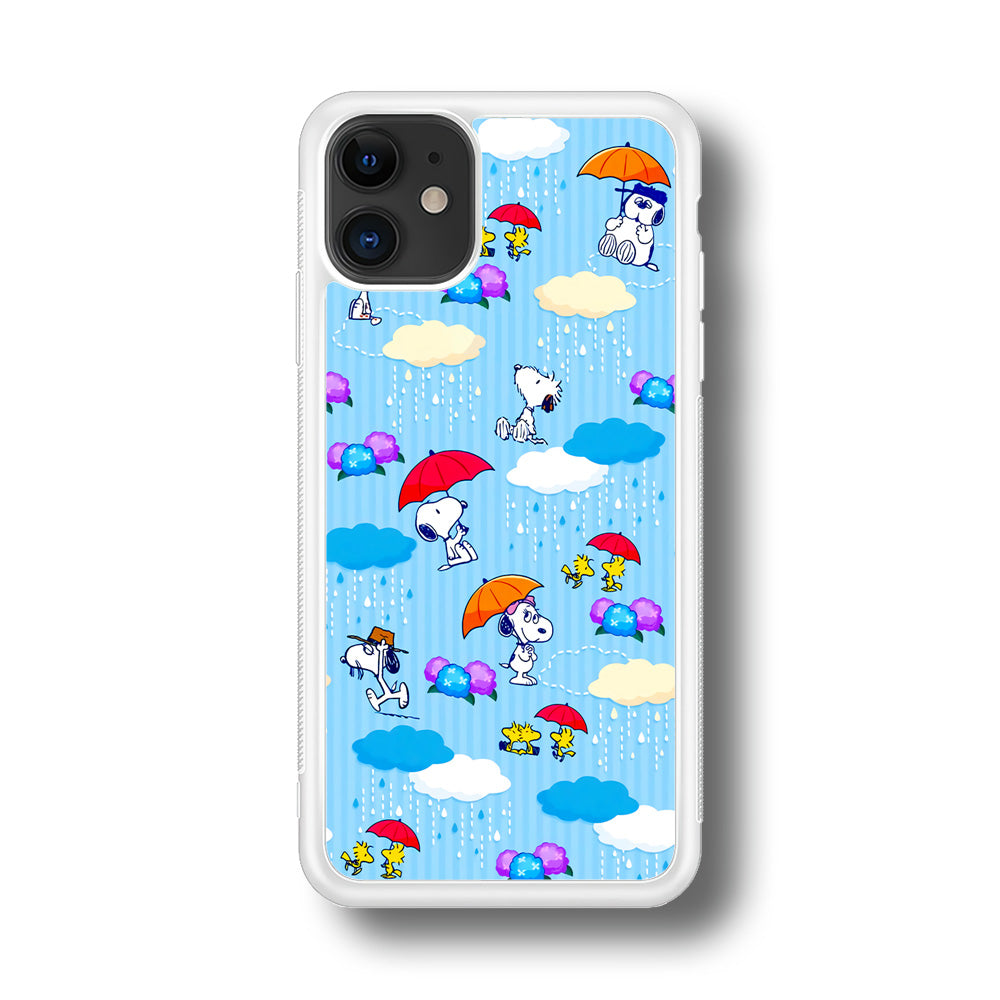 Snoopy Rainy Moment Aesthetic iPhone 11 Case