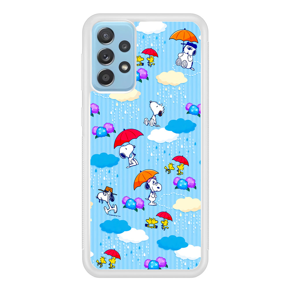 Snoopy Rainy Moment Aesthetic Samsung Galaxy A72 Case