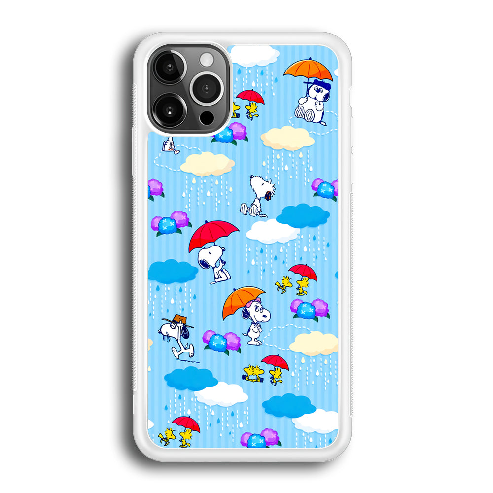 Snoopy Rainy Moment Aesthetic iPhone 12 Pro Max Case