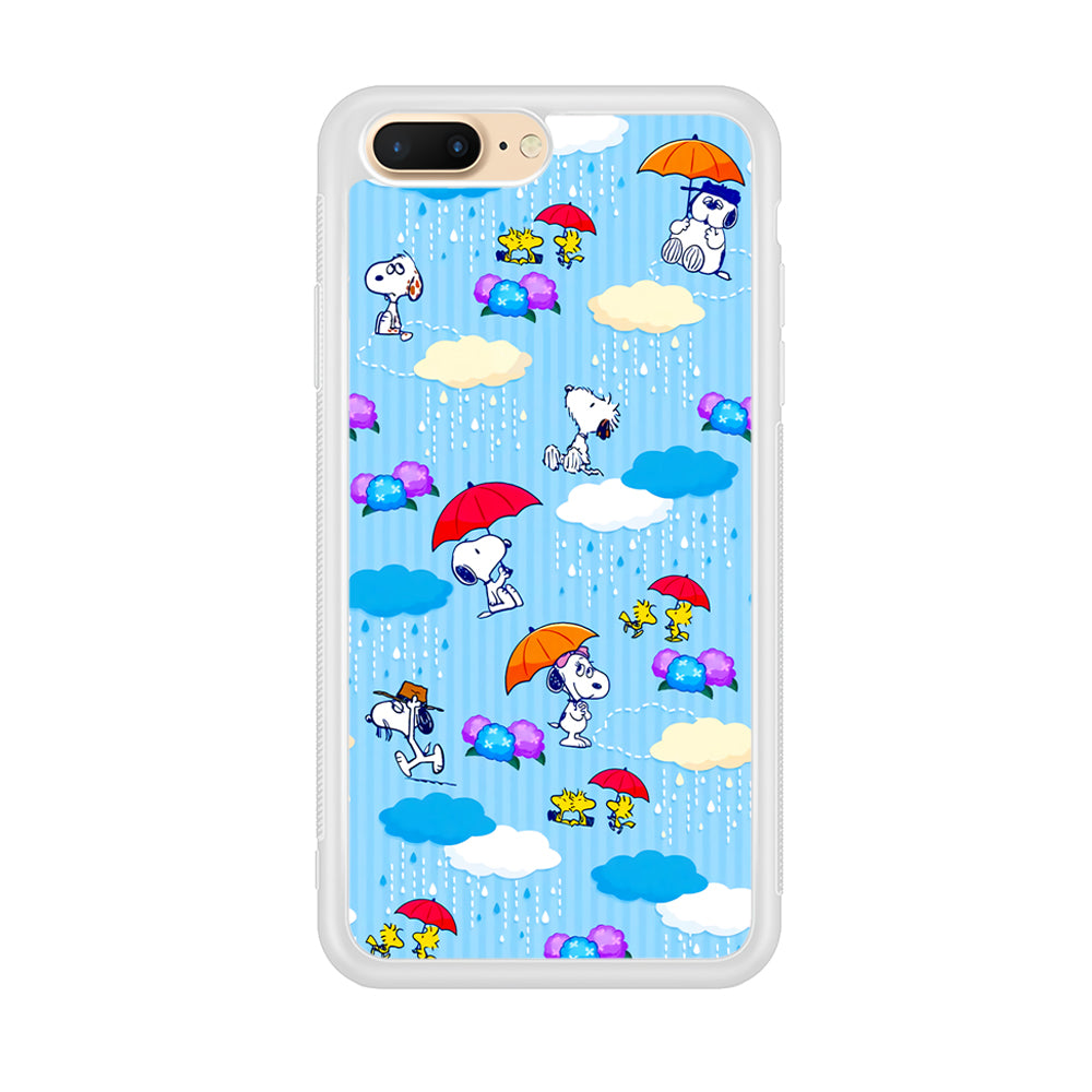 Snoopy Rainy Moment Aesthetic iPhone 8 Plus Case