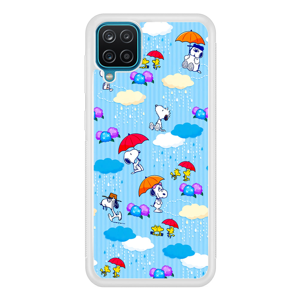 Snoopy Rainy Moment Aesthetic Samsung Galaxy A12 Case