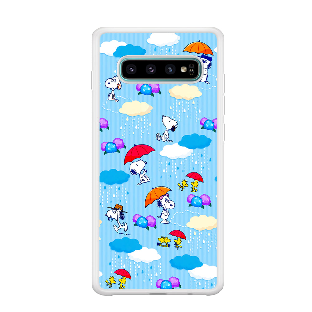 Snoopy Rainy Moment Aesthetic Samsung Galaxy S10 Case