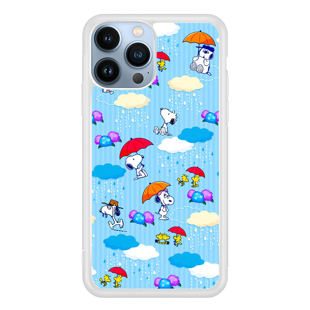 Snoopy Rainy Moment Aesthetic iPhone 13 Pro Max Case