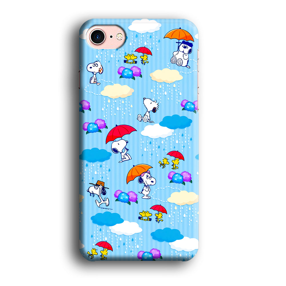 Snoopy Rainy Moment Aesthetic iPhone 8 Case