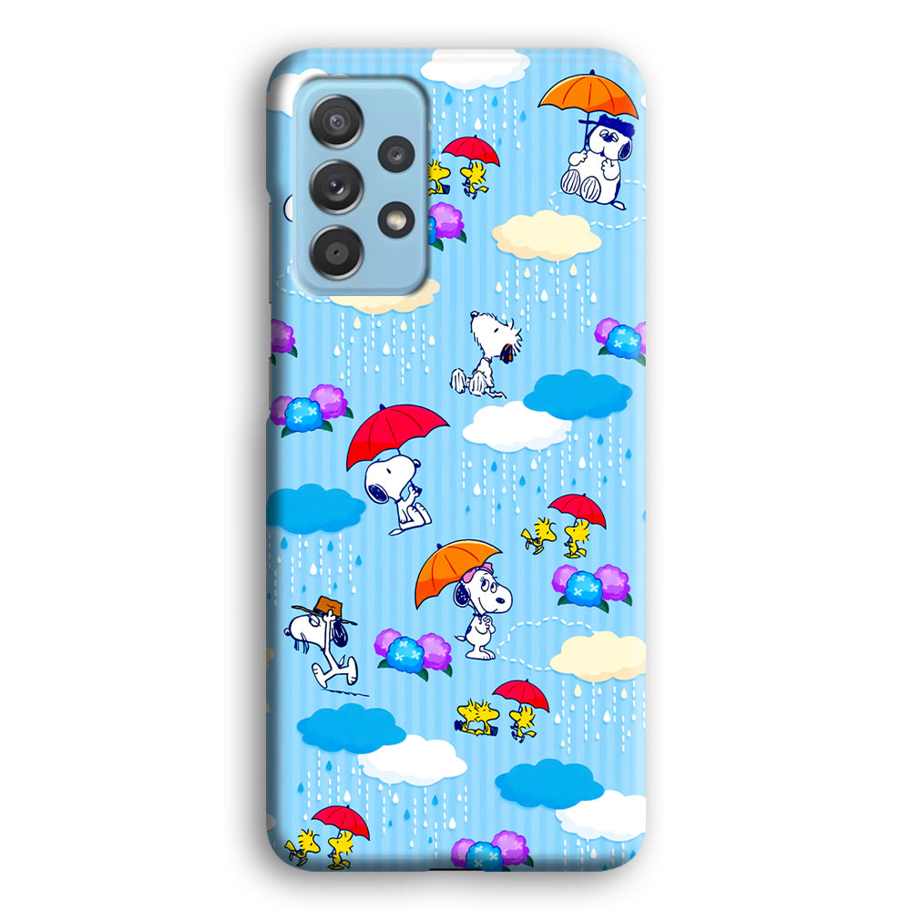 Snoopy Rainy Moment Aesthetic Samsung Galaxy A52 Case