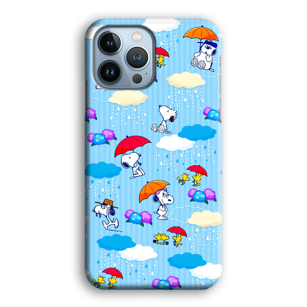 Snoopy Rainy Moment Aesthetic iPhone 13 Pro Max Case