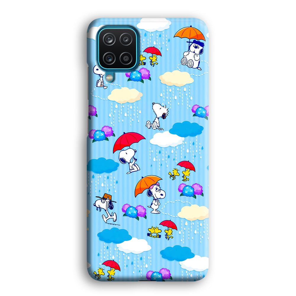 Snoopy Rainy Moment Aesthetic Samsung Galaxy A12 Case