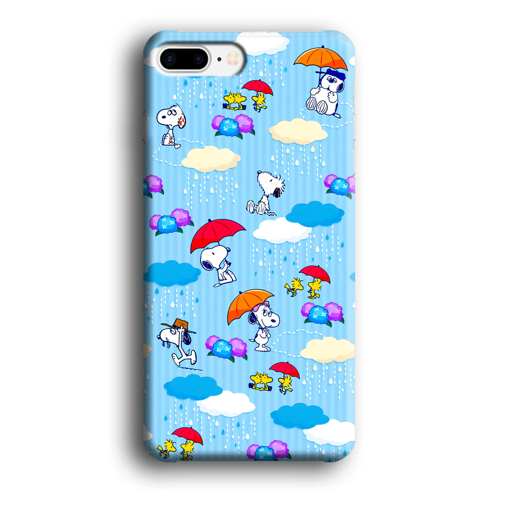 Snoopy Rainy Moment Aesthetic iPhone 8 Plus Case