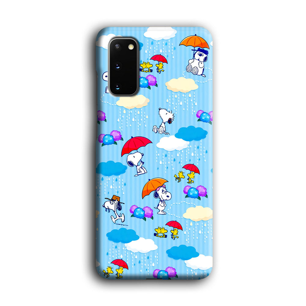 Snoopy Rainy Moment Aesthetic Samsung Galaxy S20 Case