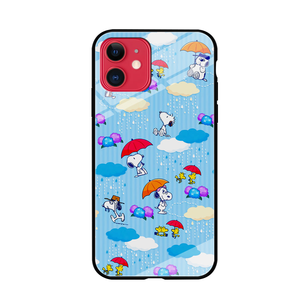 Snoopy Rainy Moment Aesthetic iPhone 11 Case