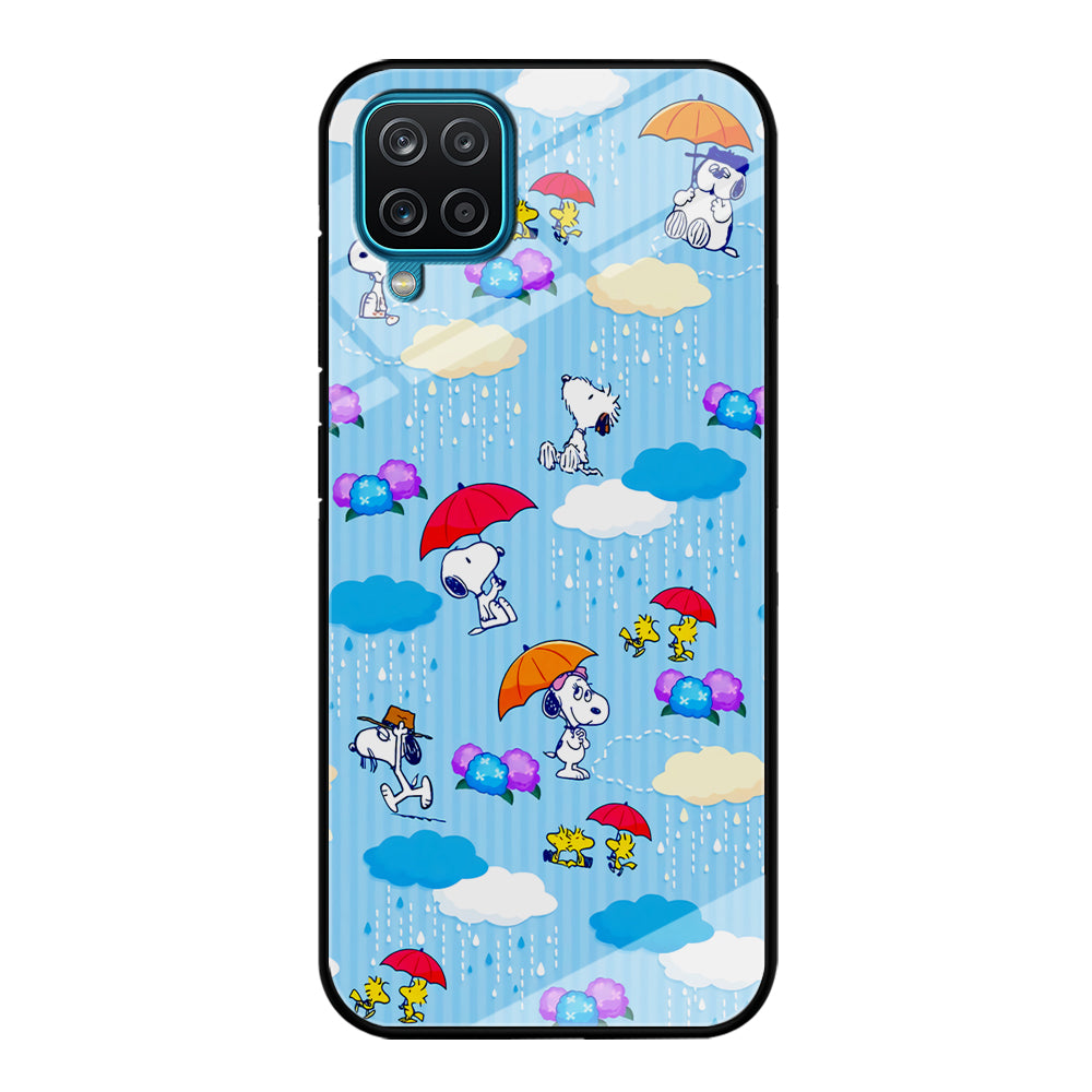 Snoopy Rainy Moment Aesthetic Samsung Galaxy A12 Case