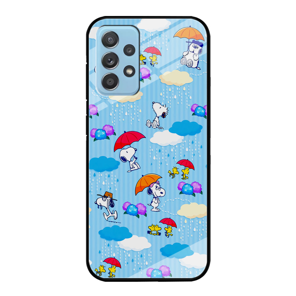 Snoopy Rainy Moment Aesthetic Samsung Galaxy A52 Case