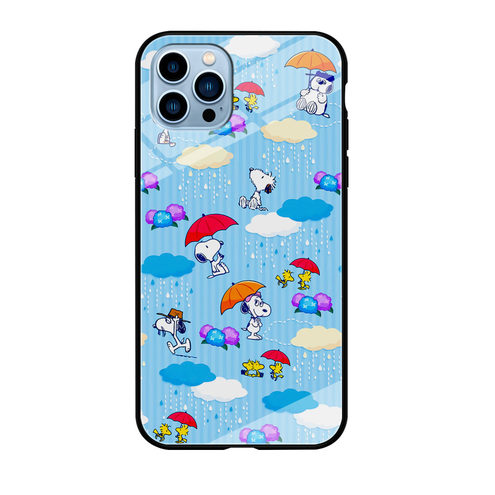 Snoopy Rainy Moment Aesthetic iPhone 12 Pro Max Case