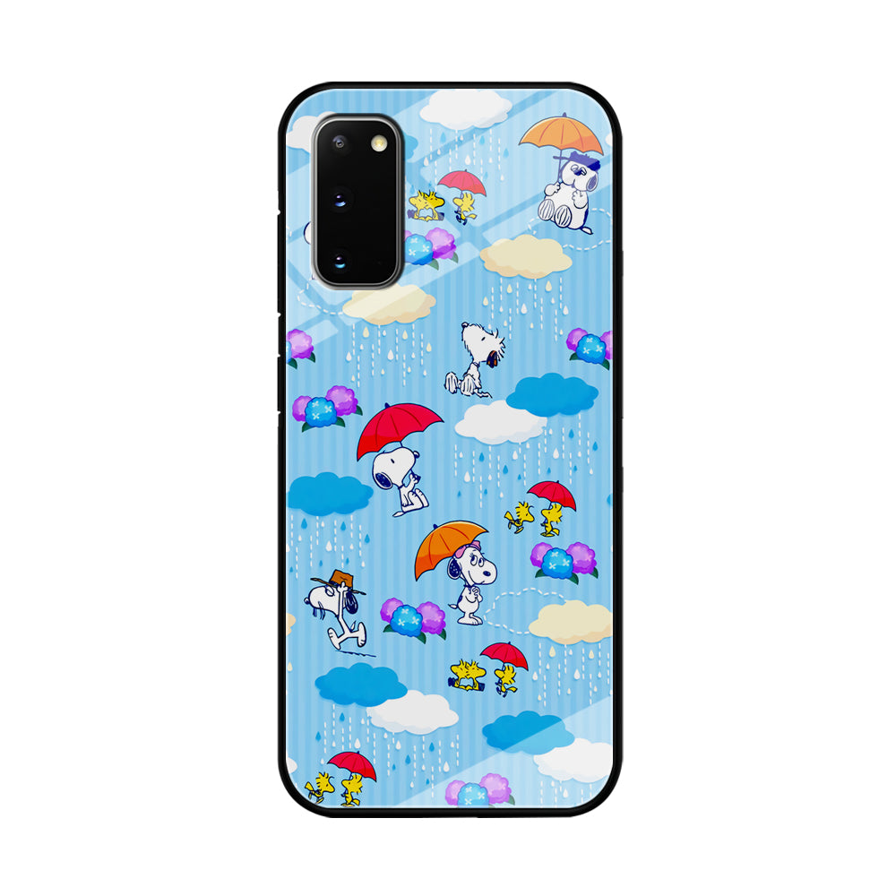 Snoopy Rainy Moment Aesthetic Samsung Galaxy S20 Case