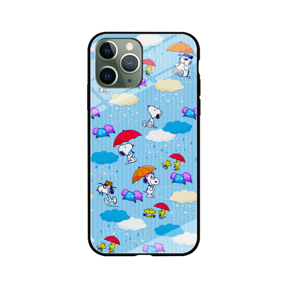 Snoopy Rainy Moment Aesthetic iPhone 11 Pro Case