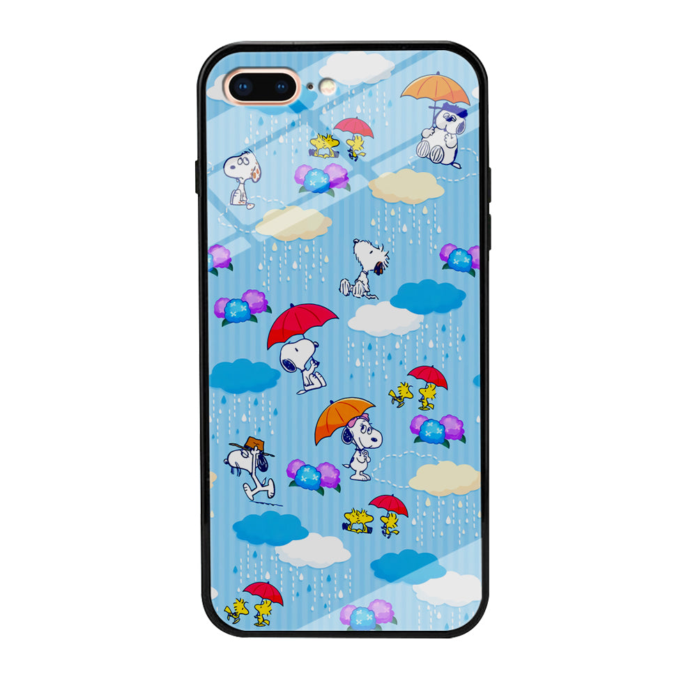 Snoopy Rainy Moment Aesthetic iPhone 8 Plus Case