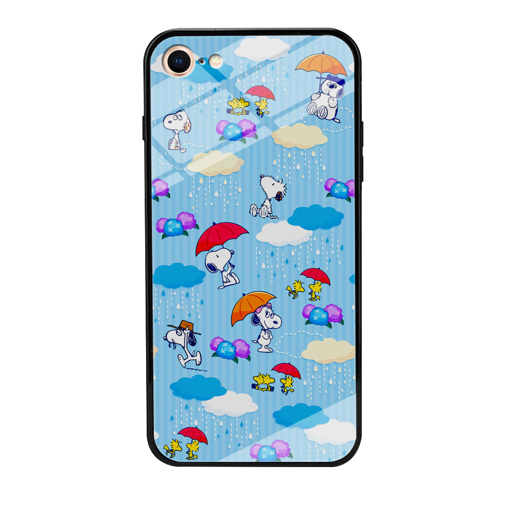 Snoopy Rainy Moment Aesthetic iPhone 8 Case