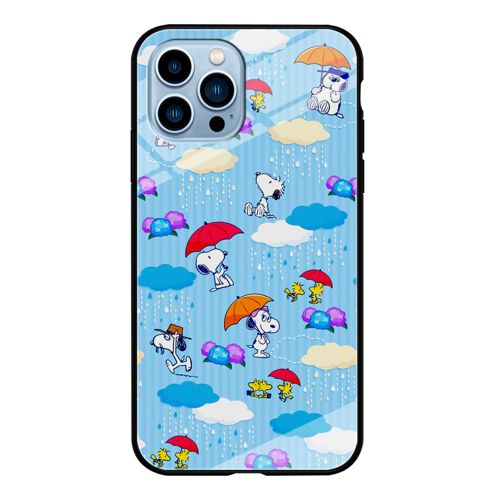 Snoopy Rainy Moment Aesthetic iPhone 13 Pro Max Case