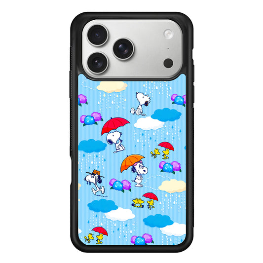 Snoopy Rainy Moment Aesthetic iPhone 17 Pro Max Case