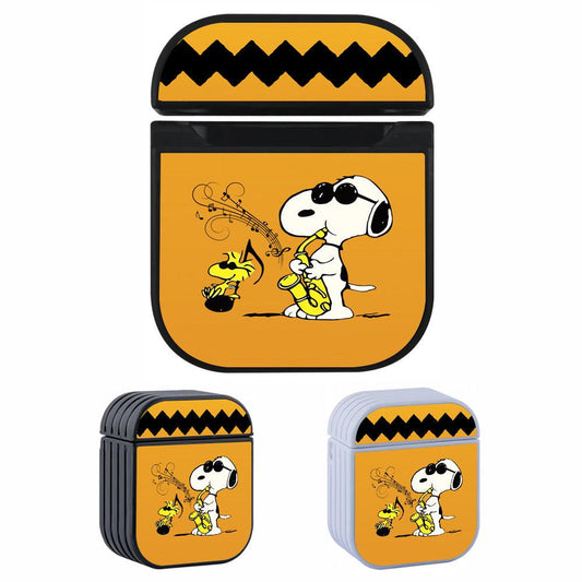 Snoopy Saxophone Player Apple Airpods Case