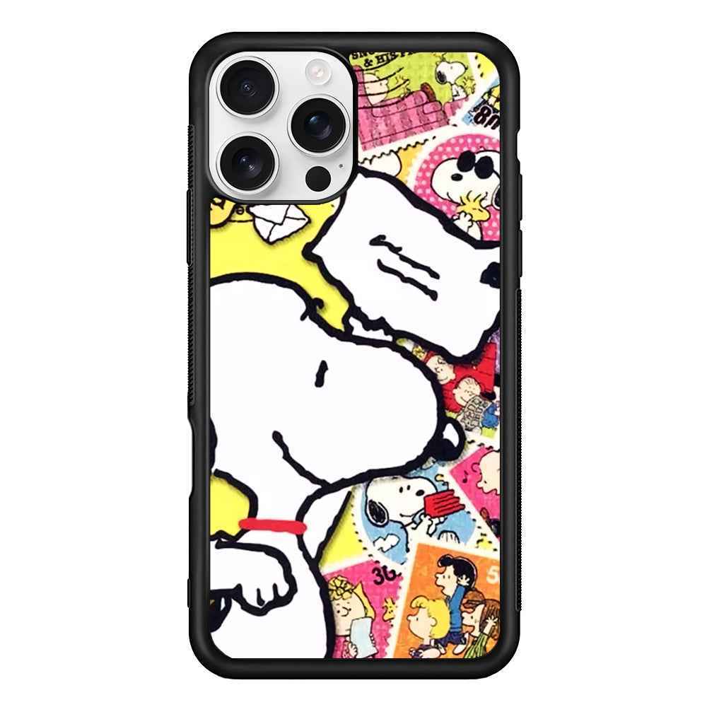 Snoopy Sending The Letter iPhone 16 Pro Case