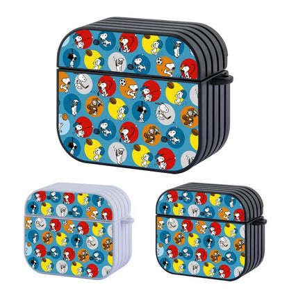 Snoopy Sport Color Circle Apple Airpods 4 Case