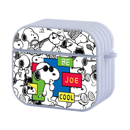 Snoopy Stay to be Joe Cool Apple Airpods 4 Case White