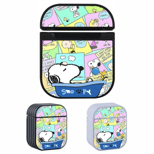 Snoopy Take a Rest from Busy Day Apple Airpods Case