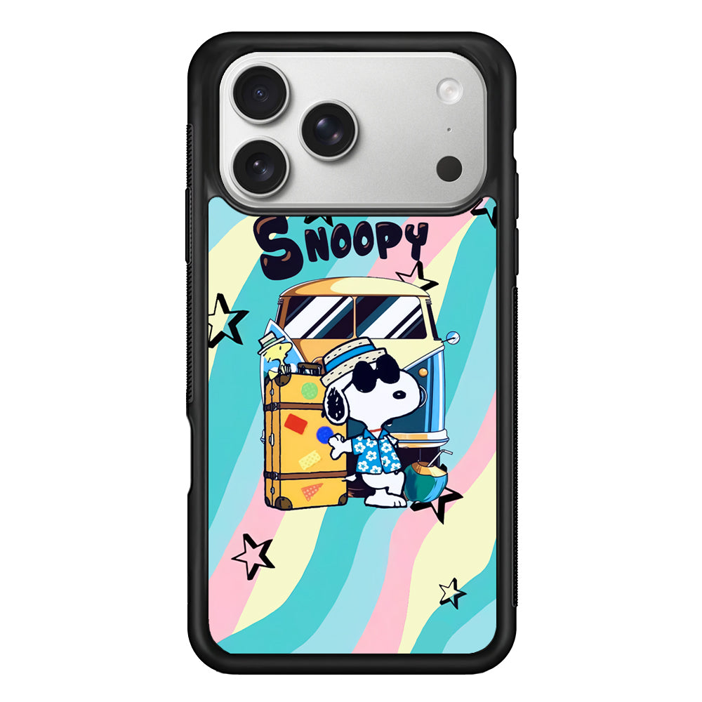 Snoopy Vacation Duty iPhone 17 Pro Max Case