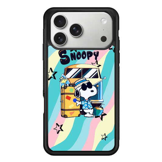 Snoopy Vacation Duty iPhone 17 Pro Max Case