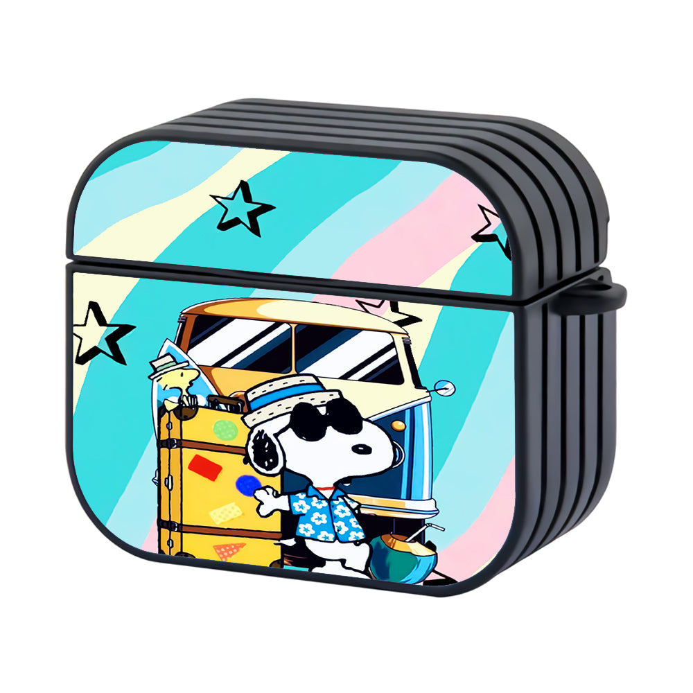 Snoopy Vibes Traveling Apple Airpods 4 Case