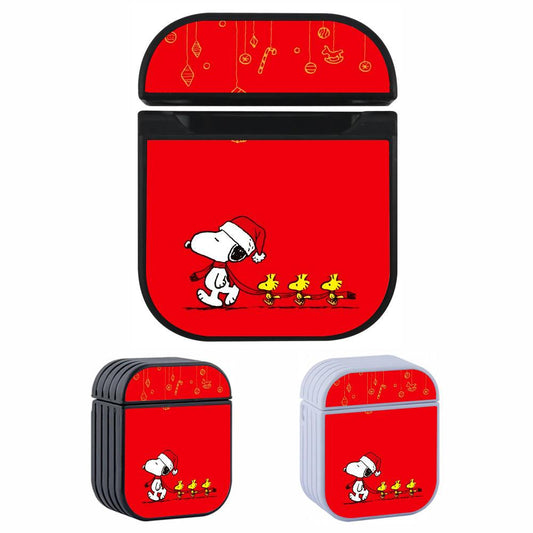 Snoopy Woodstock Christmas Apple Airpods Case
