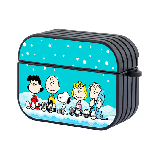 Snoopy and Friend Playing Snow Apple AirPods Pro Case